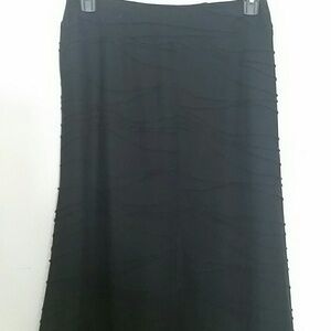 Skirt Black Multiples stretchy monochrome maxi